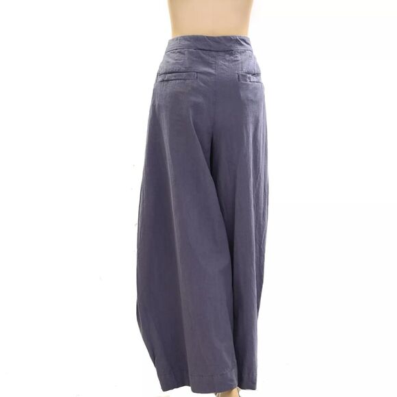 Free People Tegan Washed Barrel Trousers Pants Cotton High Waisted M NEW 278452 - Picture 7 of 10